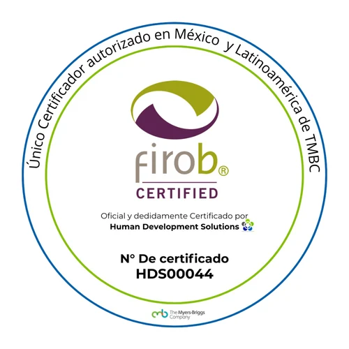 Sello FIRO-B® Certified, certificado N° HDS00044