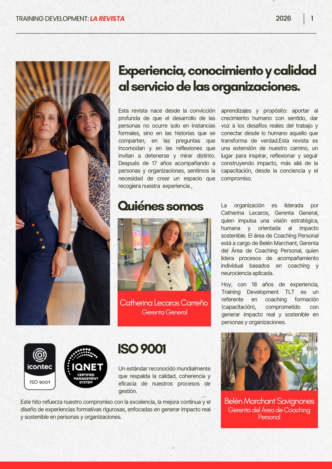 Nuestro Origen, página 1